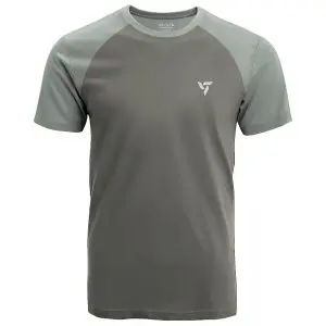 Steel Grey & Cloud Grey Sports T Shirt