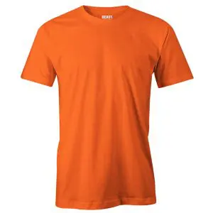 Blaze Orange Men’s Crew Neck T Shirt