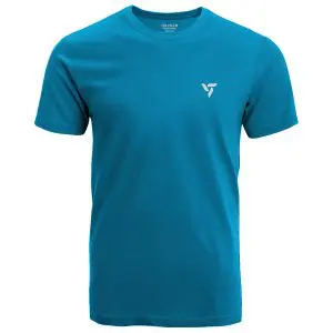 [TS_BLUE_0004] Summer Blue Sports T Shirt